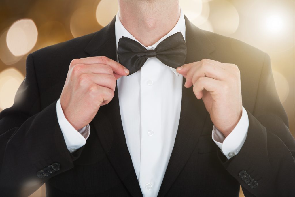 Close-up Of A Man In A Tailcoat With A Bow Tie